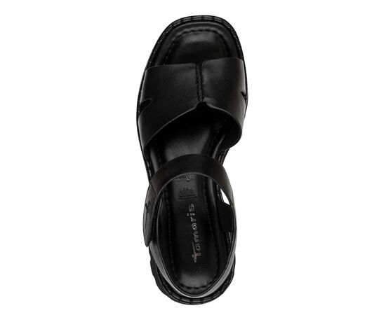 Γυναικείες πλατφόρμες Tamaris 1-28377-46-003 BLACK LEATHER