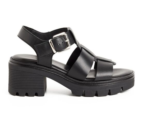 Γυναικεία πέδιλα Tamaris 1-28703-46 003 BLACK LEATHER
