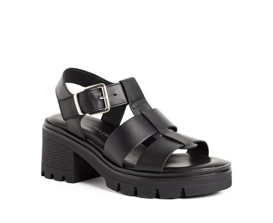 Γυναικεία πέδιλα Tamaris 1-28703-46 003 BLACK LEATHER