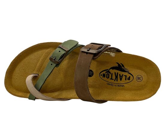 Σανδάλια PLAKTON BOMBAY NOBUCK TRI 181032 OLIVIA CUERO HIELO