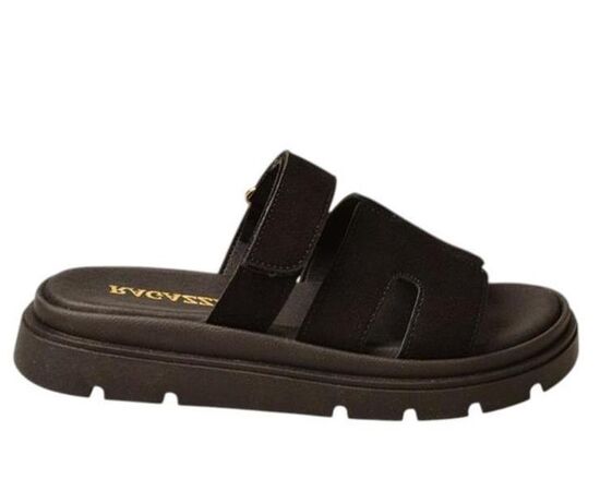 Γυναικεία σανδάλια Ragazza 01024 Μαύρο Δέρμα