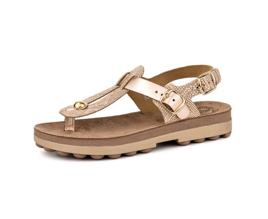 Ανατομικά Σανδάλια Fantasy MARLENA S9005 ROSE GOLD LIZARD