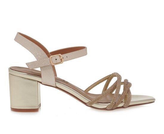 Γυναικείo Πέδιλο Seven W490E208429B ΠΛΑΤΙΝΑ GLITTER ΣΤΡΑΣ