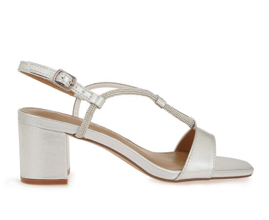 Γυναικείo Πέδιλο Seven W490E6144E94 ΑΣΗΜΙ ΣΤΡΑΣ