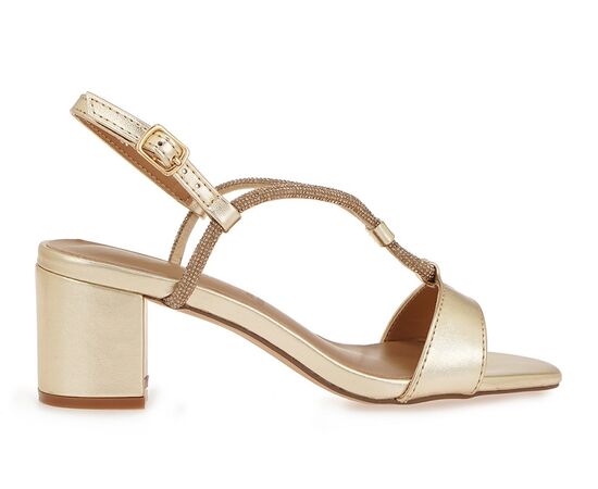 Γυναικείo Πέδιλο Seven W490E6144Z36 ΠΛΑΤΙΝΑ GLITTER ΣΤΡΑΣ