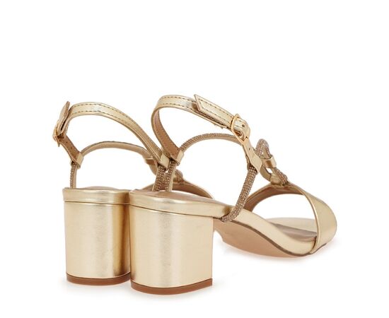 Γυναικείo Πέδιλο Seven W490E6144Z36 ΠΛΑΤΙΝΑ GLITTER ΣΤΡΑΣ