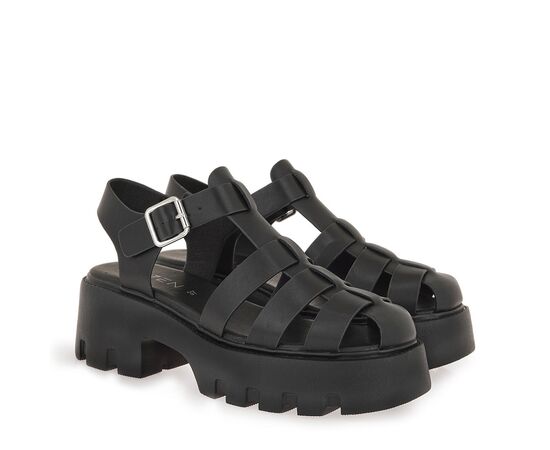 Γυναικείo Πέδιλο Seven 99F-294 ΜΑΥΡΟ