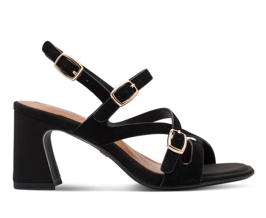 Γυναικεία πέδιλα Tamaris 1-28340-46 004 BLACK SUEDE