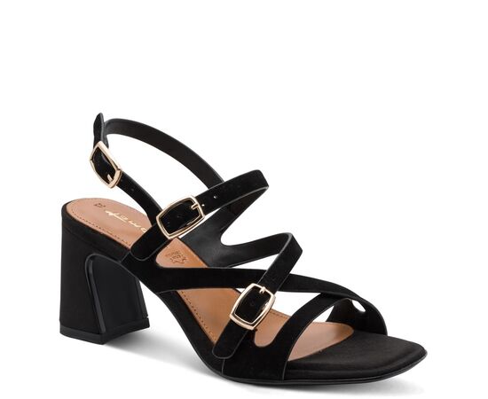 Γυναικεία πέδιλα Tamaris 1-28340-46 004 BLACK SUEDE