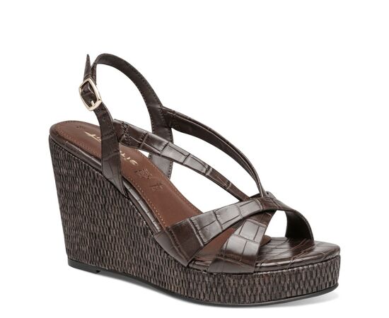 Γυναικείες πλατφόρμες Tamaris 1-28381-46-396 MOCCA CROCO