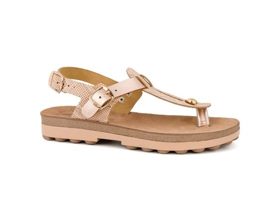 Ανατομικά Σανδάλια Fantasy MARLENA S9005 ROSE GOLD LIZARD