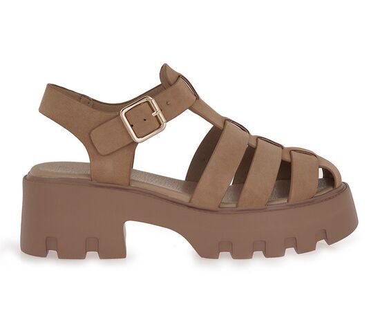 Γυναικείo Πέδιλο Seven 99F-294 ΚΑΜΗΛΟ NUBUCK