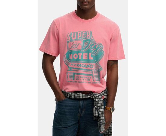 ΑΝΔΡIKO SUPERDRY D4 OVIN ROAD SIDE TRADE M1012360Α-2LP DESERT ROSE PINK