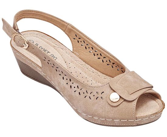 Πλατφόρμες B-Soft 17507-04 Μπέζ