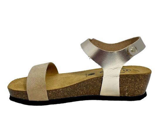 Σανδάλια PLAKTON Hell Kiss 823023 Honduras Metal Lux Oro