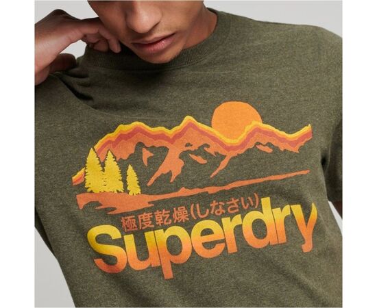 ΑΝΔΡIKO SUPERDRY CL GREAT OUTDOORS T-SHIRT SD0APM1011249A000000 TEE KHAKI